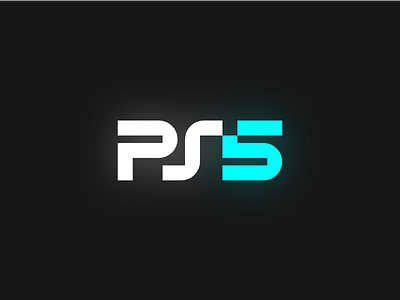 PS5 branding logo logotype playstation ps5 sony type typography