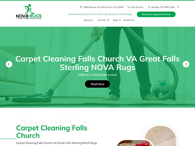 Carpet Cleaning Web Design