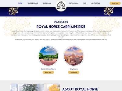 Horse Carriage Web Design