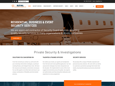 Security Service Web Design