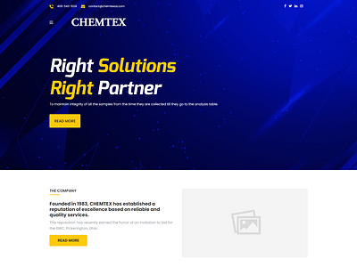 Petrochemical Web Design