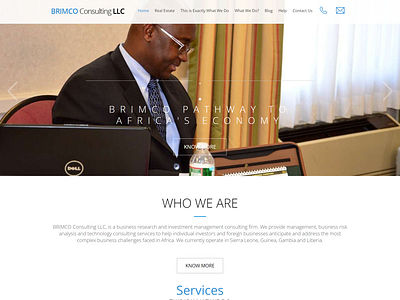 Business Consulting Web Design