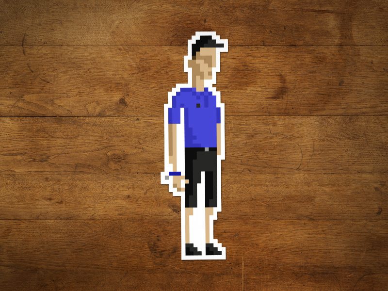 Pixel Valet pixel valet sticker