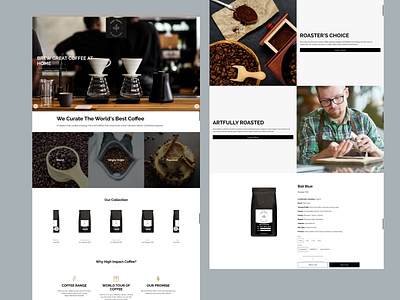 High Impact Coffee Website