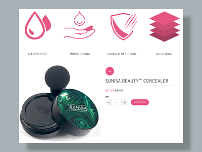 Makeup Website Design