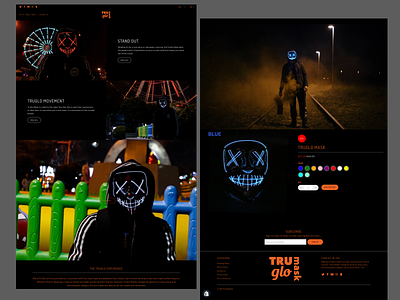Tru Glo Mask Website Design
