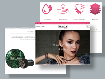 Sunisa Beauty Landing Page