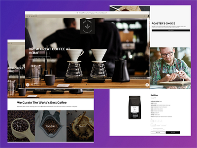 High Impact Coffee Landing Page