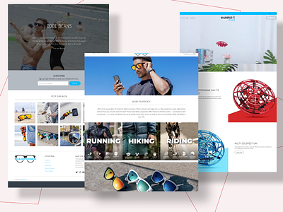 Collage Of Landing Pages