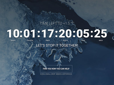 Daily Ui: Day #014 - Countdown Timer app application dailyui design e commerce global warming ui ux