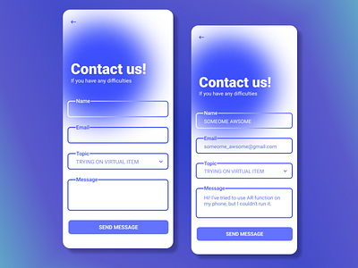 Daily Ui: Day #028 - Contact us 028 app application dailyui design e commerce ui ux