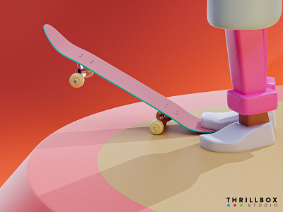 SKATE! 3d blender cgi creativestudio graphic design graphics illustration mexico skate