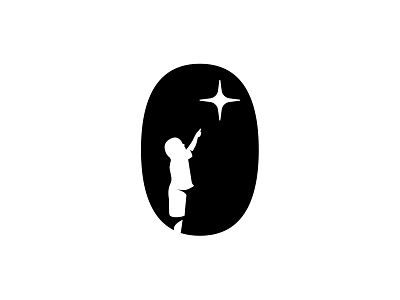 Personal logo WIP child design dreamer honesty innocence night night sky stars story storytelling