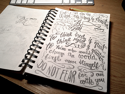 Self-portrait WIP #2 be hand lettering marcus pencil portrait quotes self sketch sketchbook still tiplea