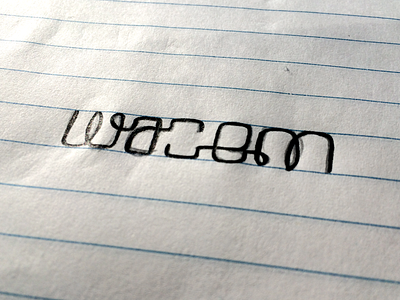 Wacom ambigram // WIP