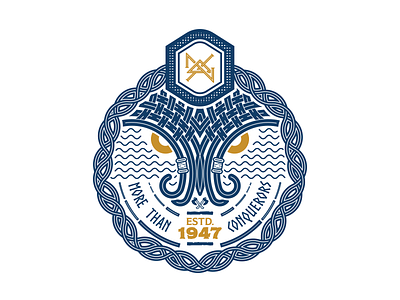 Viking Badge badge celtic chi conquerors delta fraternity nordic nu society vikings