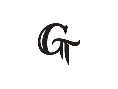 GT logo lettermark masculine monogram