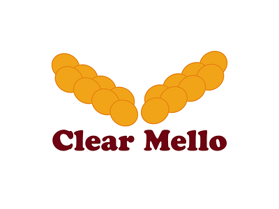 Clear Mello Logo african desserts branding design desserts shop graphic design icon illustration logo logo design
