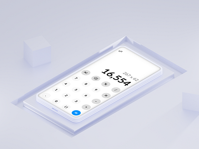Daily UI - Calculator app calculator concept daily design mobile ui ux
