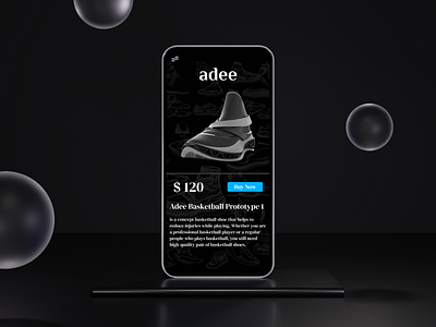 Daily UI - Product Page app comapny commerce concept daily design ecomm ecommerce mobile shoes sneaker ui ux