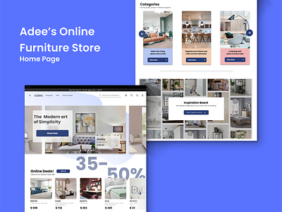 Furniture Store - Ecommerce Wesite app commerce concept daily design ecomm ecommerce furniture logo ui ux