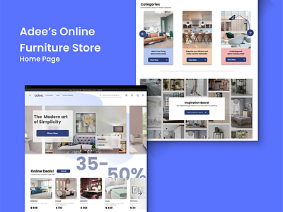 Furniture Store - Ecommerce Wesite