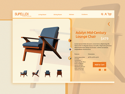 Furniture Product UI Design