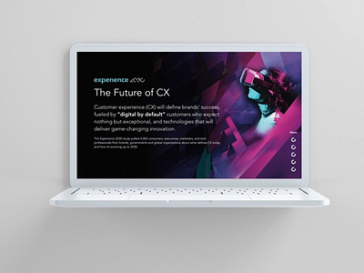 Experience 2030 | SAS Institute branding ui design visual design web landing page
