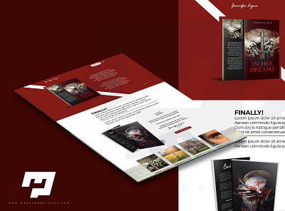 Landing page design for eBook ui ui design ux web ui website website design