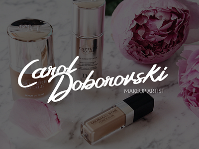 Logo Carol Doborovski - Makeup Artist