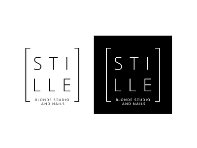 Logo for Stille - Blonde Studio and Nails beuty logo salon stille