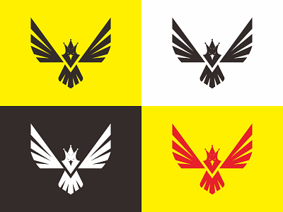 V-Eagle King Logo bird branding design eagle logo elang huruf v icon letter v logo logo raja elang vector