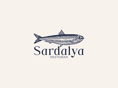 Sardalya Restaurant branding concept design fish fish logo fish restaurant freelance designer logo logo design restaurant vector
