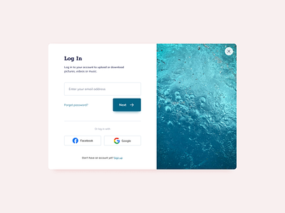 Log In UI Design authenticate authentication card ildiesign log in log in card log in screen modal pop up sign up ui ui design ui design daily ux ux design