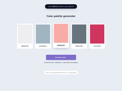 Color Palette Generator