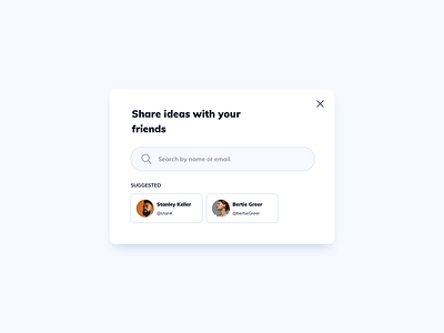 Share Card UI Design card card design cards cards ui daily ui dailyui ildiesign modal modal design modal ui pop up pop up ui share modal ui ui design ui pattern ui practice ux ux design