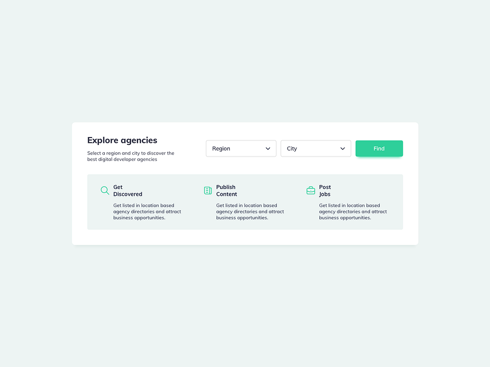 Search UI Design by Ildiko Gaspar on Dribbble