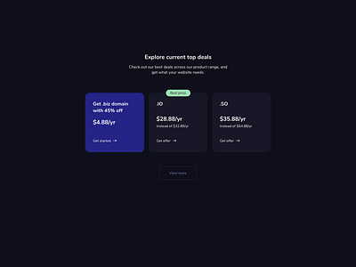 Price Cards UI Design dark them dark theme design dark theme ui dark ui price card pricing pricing card pricing table