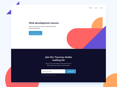 Landing Page UI Design