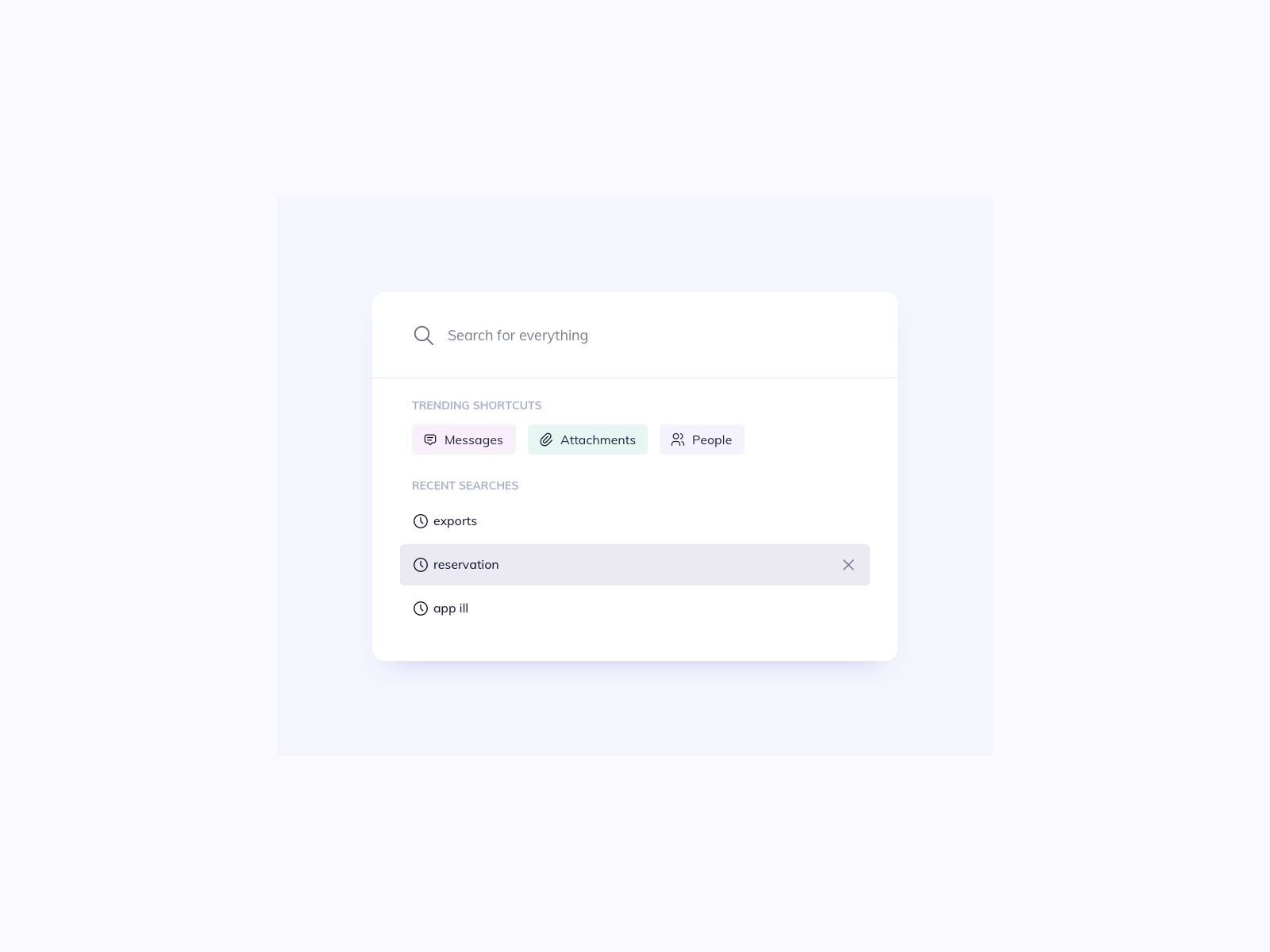 Search UI Design by Ildiko Gaspar on Dribbble