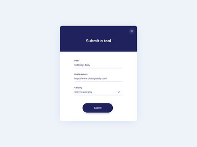 Submit Form UI Design