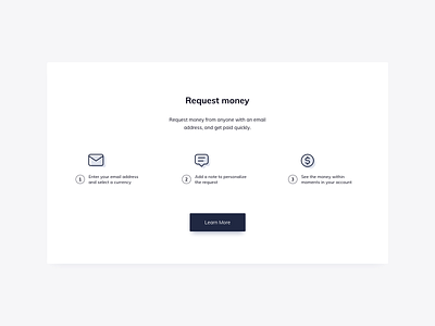 Request Money UI Design