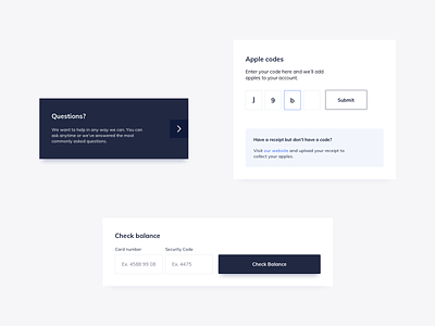 Membership UI Components Design