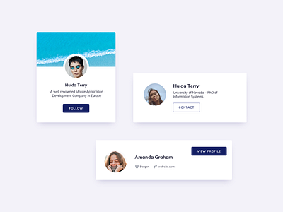 Profile Cards UI Design card design card ui ildiesign profile profile card profile design profile ui ui ui design ui design daily ui pattern ui practice ux ux design