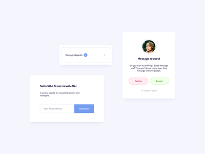 UI Components Design card card design card ui component design component ui daily ui message request ui ui components ui design ui design daily ui designs ui pattern ux ux design