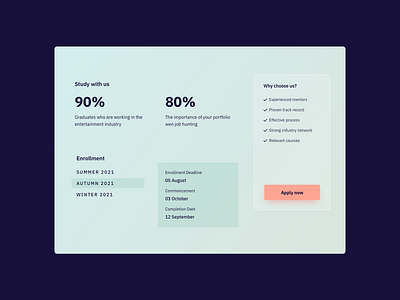 Website Section UI Design by Ildiko Gaspar on Dribbble