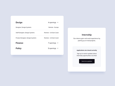 Job Roles Cards UI Design job job roles jobs jobs list jobs list ui design ui ui component design ui components ui design ui design daily ux ux design