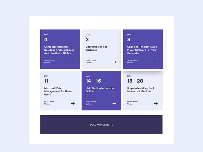 List UI designs, themes, templates and downloadable graphic elements on ...