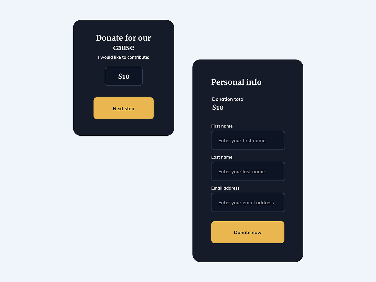 Donate UI designs, themes, templates and downloadable graphic elements ...