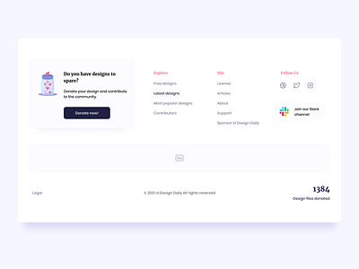 Footer UI Design footer footer design footer ui footer ui component footer ui design ui ui component ui component design ui design ui design daily ux ux design